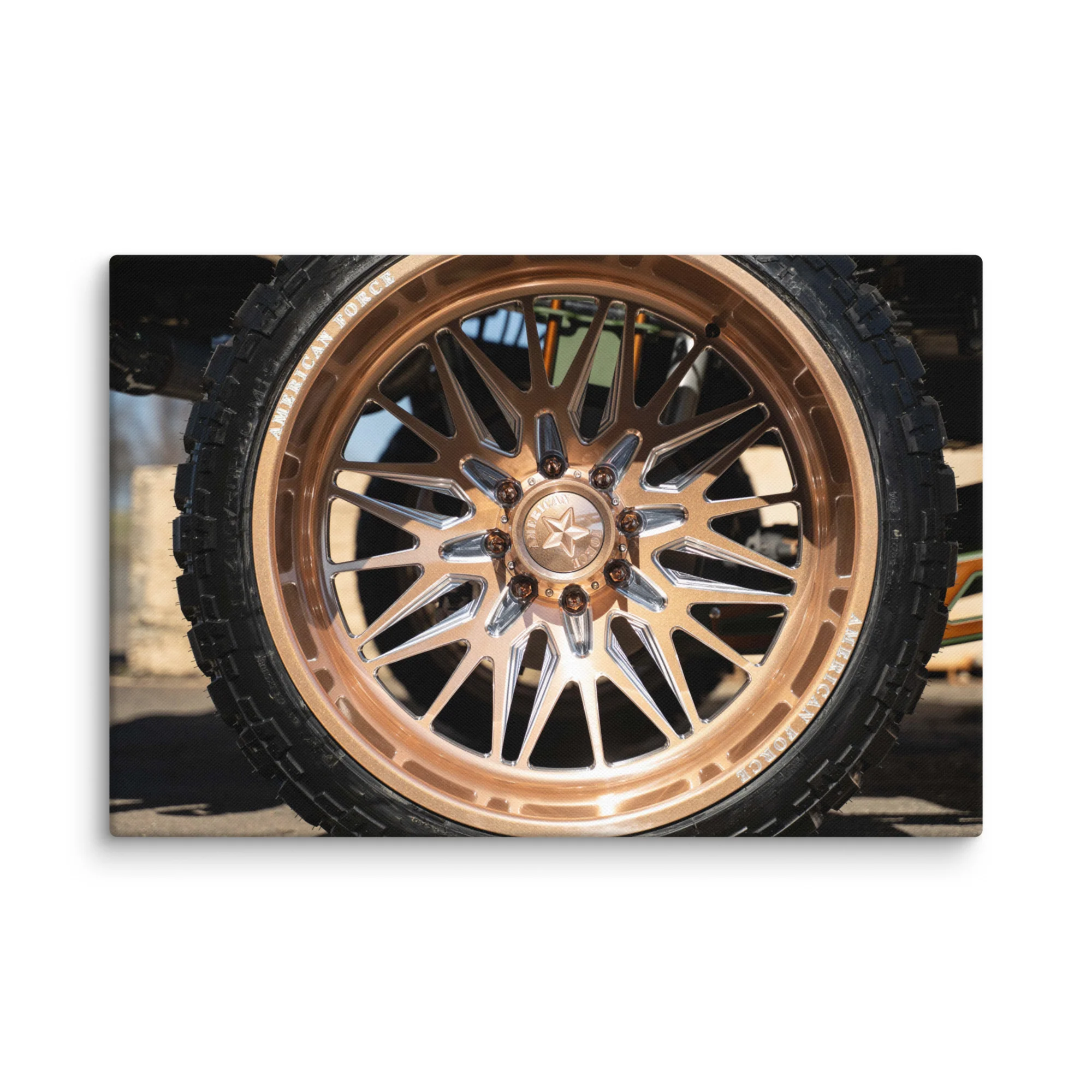 LGND69 Gold Star Canvas