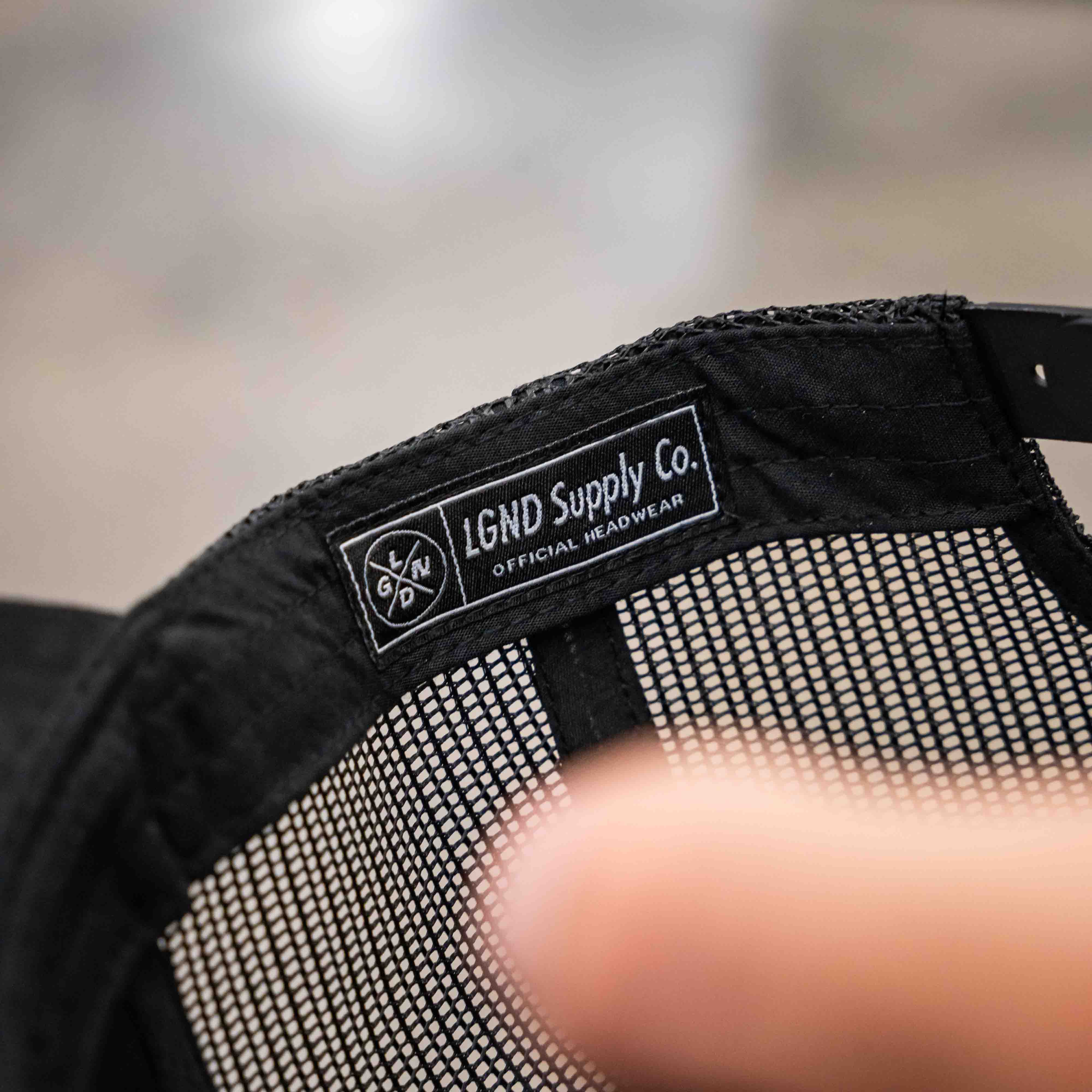 Midnight Badge Trucker Cap - Image 7