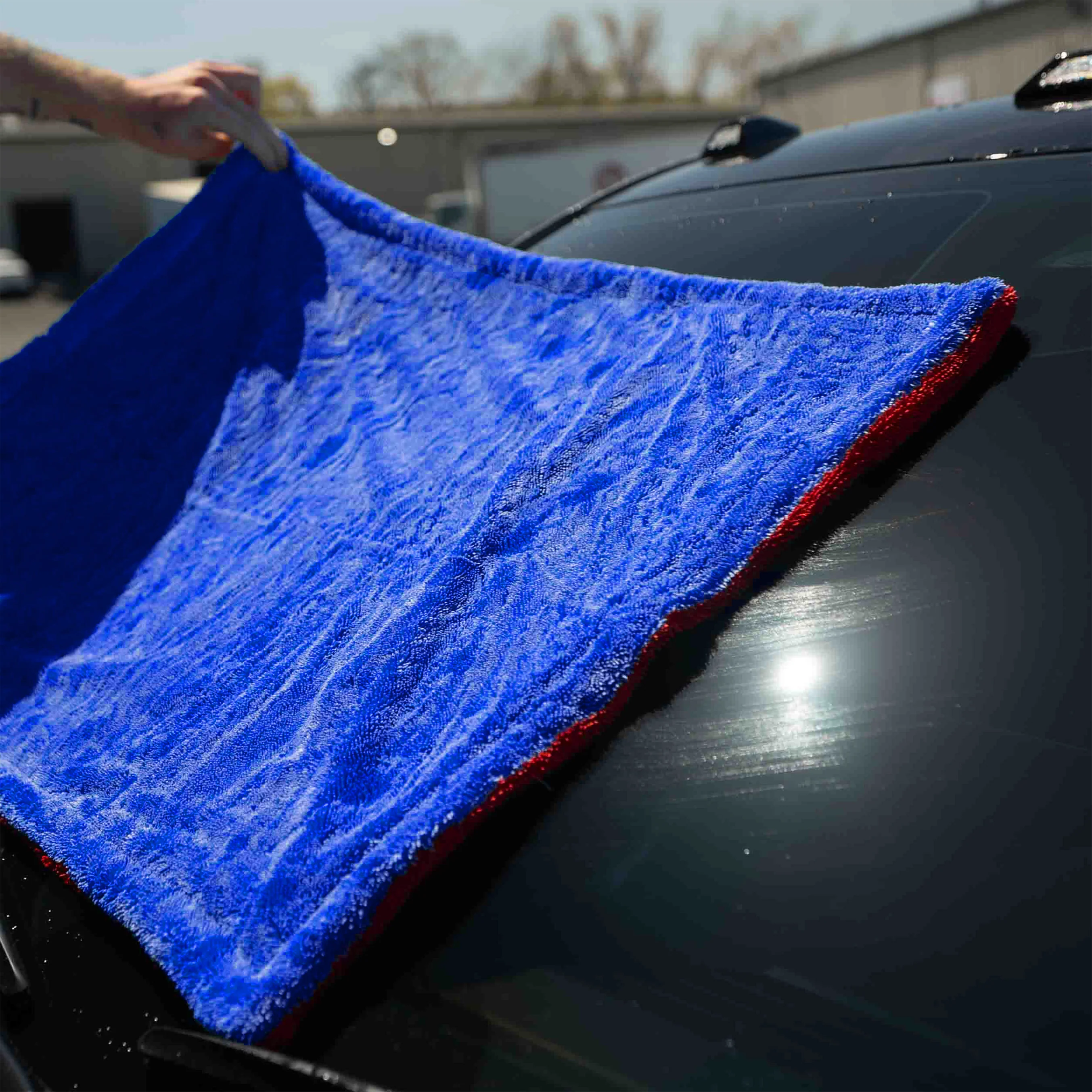 Oversized Twisted Microfiber Drying Towel - Image 4